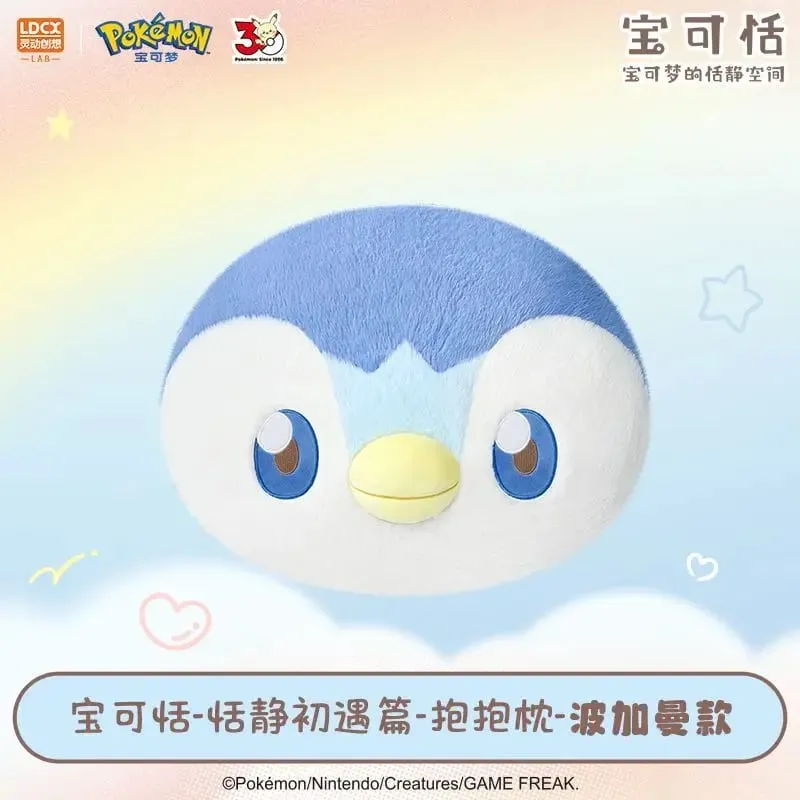 New LDCX Pokemon Quiet First Encounter Series Pokatian Plush Pillow Doll Pikachu Piplup Soft Stuffed Toy Anime Gift — image 10