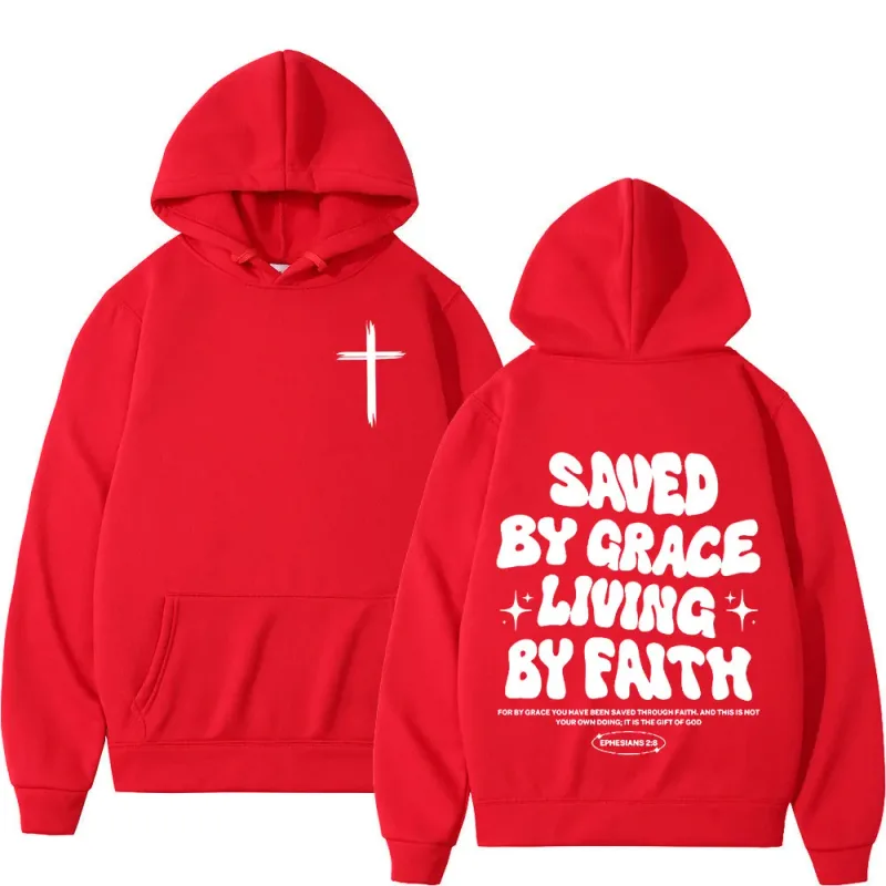 Christian Jesus Bible Verse Hoodies Men Women Clothing Fashion Harajuku Vintage Hooded Sweatshirts Casual Hip Hop Tracksuit Y2K
