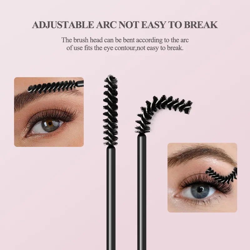 50/100pcs Disposable Mascara Wands Eyelash Spoolies Brushes Micro Lash Extension Tool Makeup Beauty Cosmetic Supply — image 2