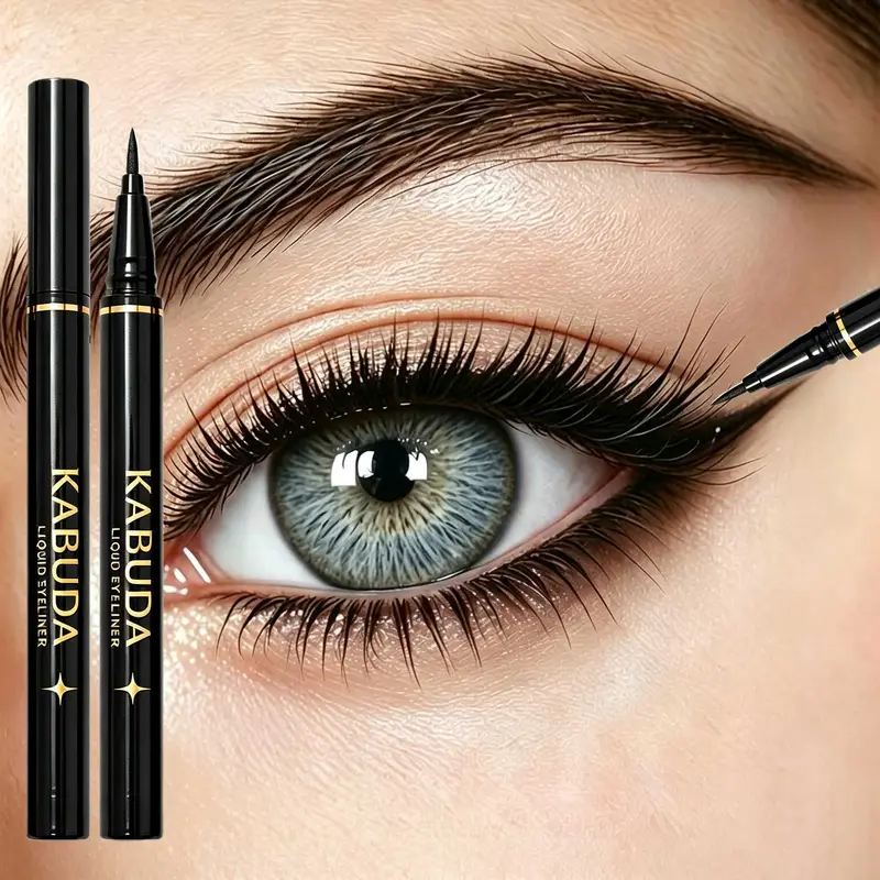 2PCS Liquid Eyeliners Ultra-Fine Tip Long-Lasting Waterproof Smudgeproof Makeup Perfect for Beauty Enthusiasts & Beginners — image 2