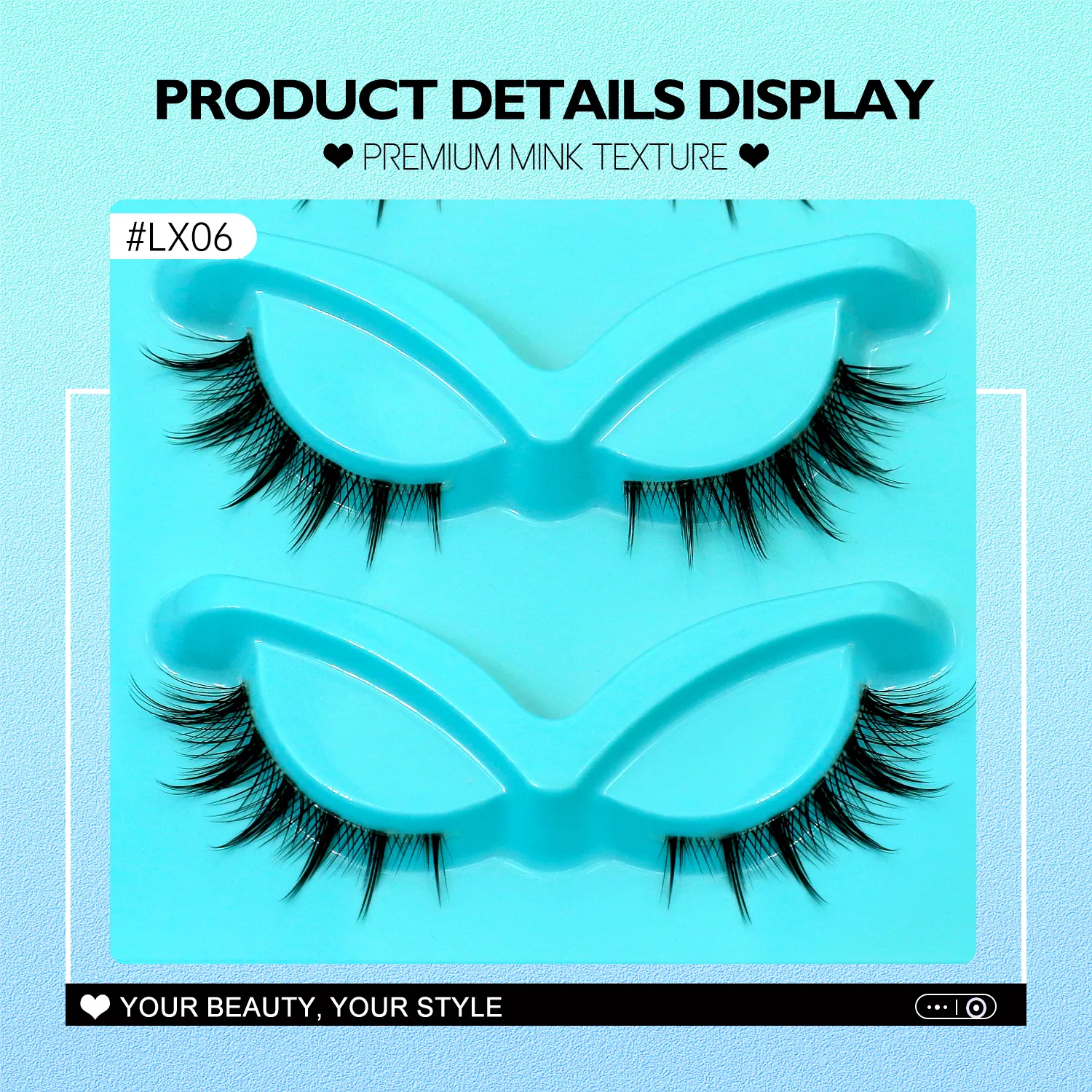 3pairs Manga Lashes Natural Cat Eye Eyelashes Clear Band False Eyelashes Natural Look Fake Lashes Strips Makeup