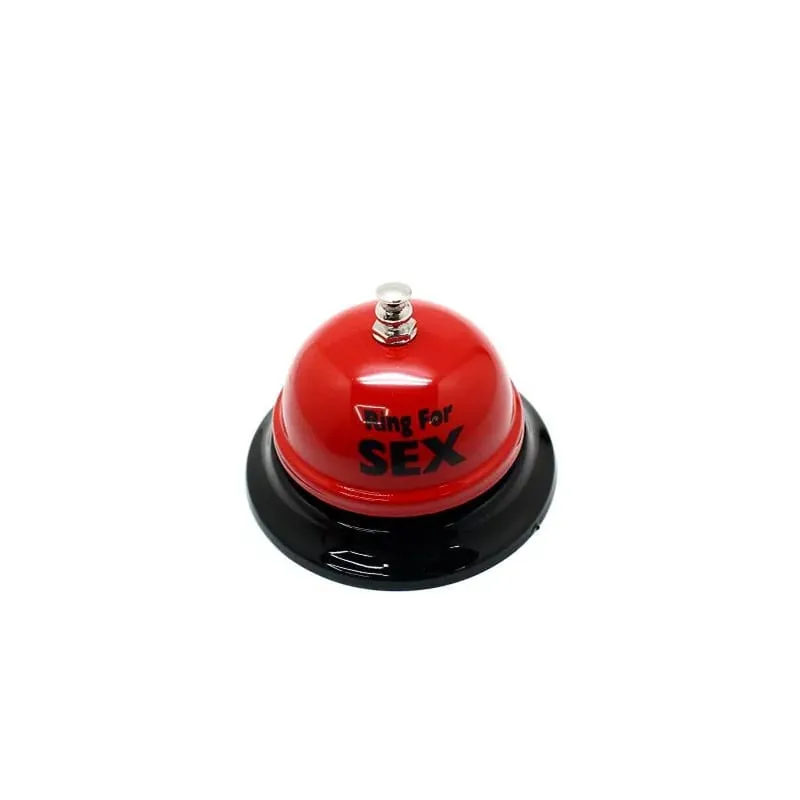 Couple Flirting Red Metal Sex Funny Table Ring Bell Sex Bell Ring Toy Game Novelty Gift Creative Red Bell