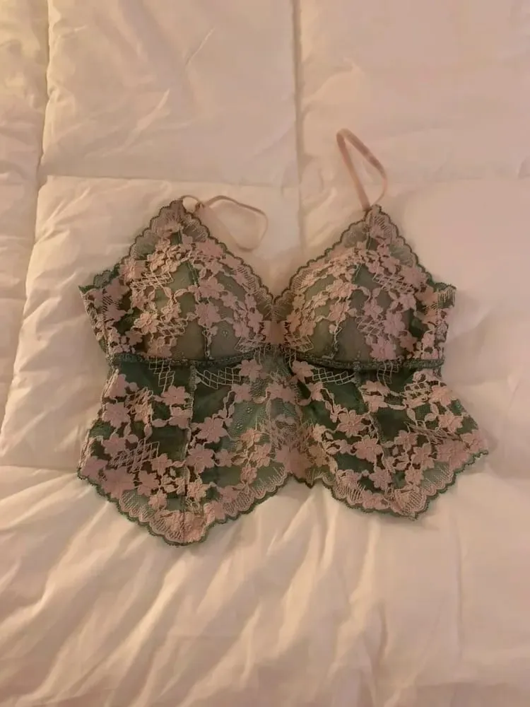 Sexy French Lace Halter Bra for Summer Wireless Crinkle Free Bralette for Small Bust Beautiful Back Lingerie Set S-XL MOYISU BC — image 2
