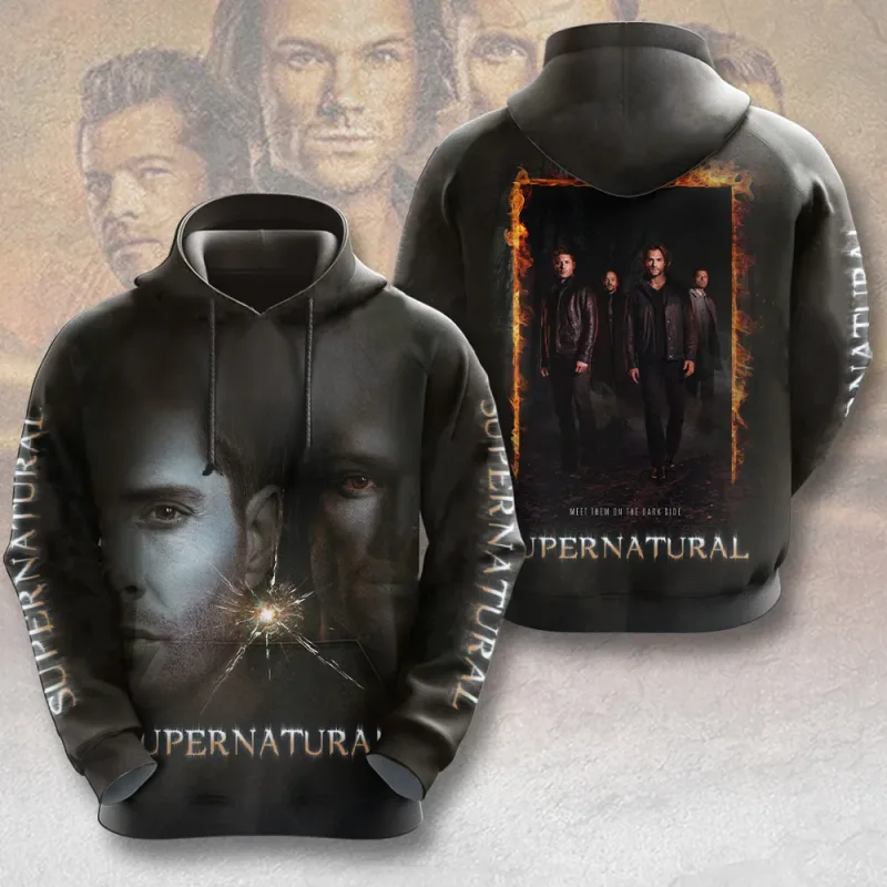 Supernatural TV Series 3D Print Hoodies Men's Women Casual Streetwear Hooded Sweatshirts Pullover Harajuku Y2k Coat Man Clothing — image 9