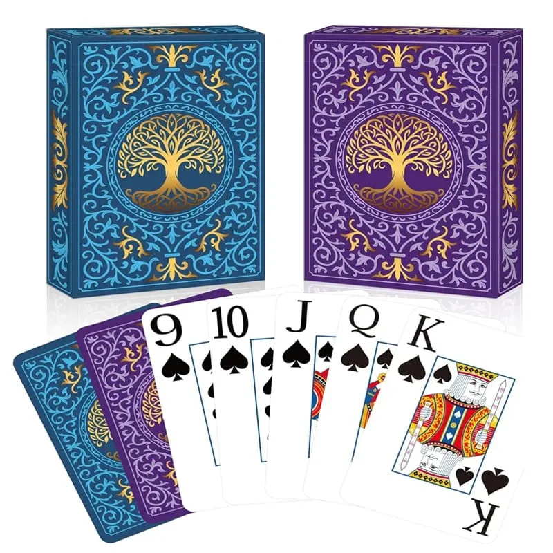 2 Pack Playing Cards | Large Print Playing Cards | Easy to Shuffle Premium Poker Cards for Card Games Family Game Night Table M — image 12
