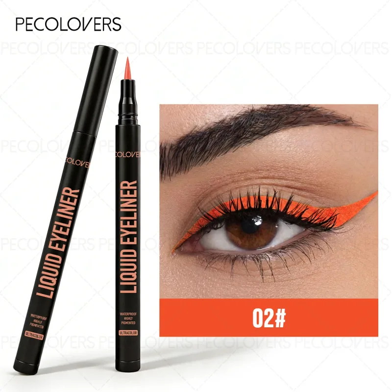 1 Pc Smooth Glide Liquid Eyeliner Pen - Waterproof Long-lasting Ultra-Fine Tip Water Eye Liner Pen Precision Slide Smudge-Proof — image 13