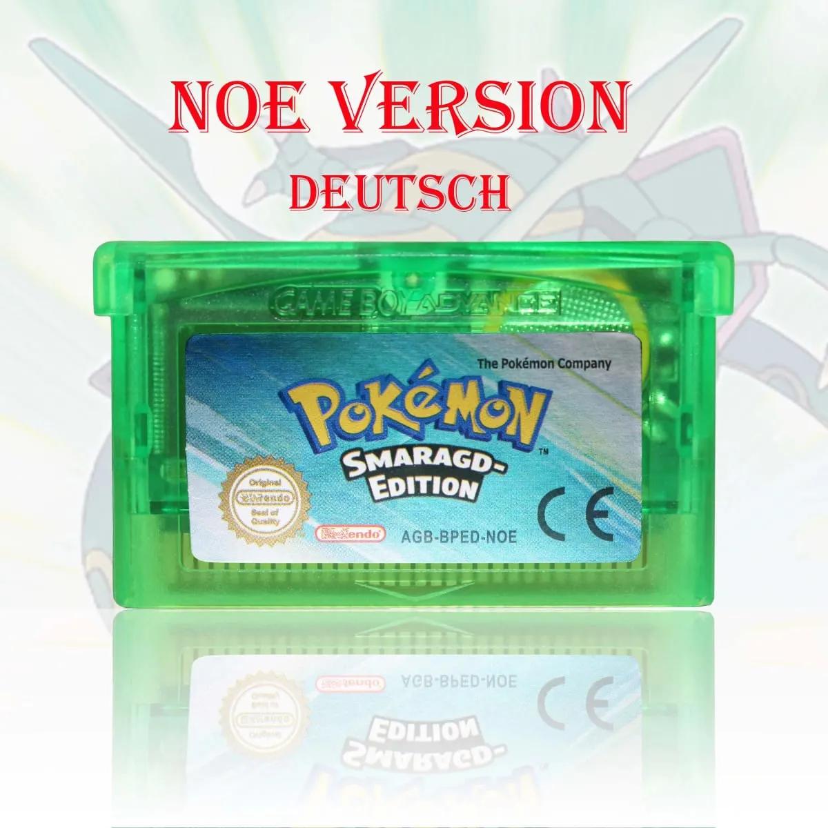 GBC/GBA NOE Version Pokemon Kristall/Smaragd/Feuerrote/Blattgrune/Rubin Game Cartridge Video Game Card High Quality With Battery — image 4