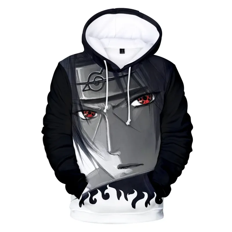 Bandai Naruto 3D Anime Hoodie – Men's Streetwear Cosplay Harajuku & Y2K Style – Trendy & Comfortable — image 10