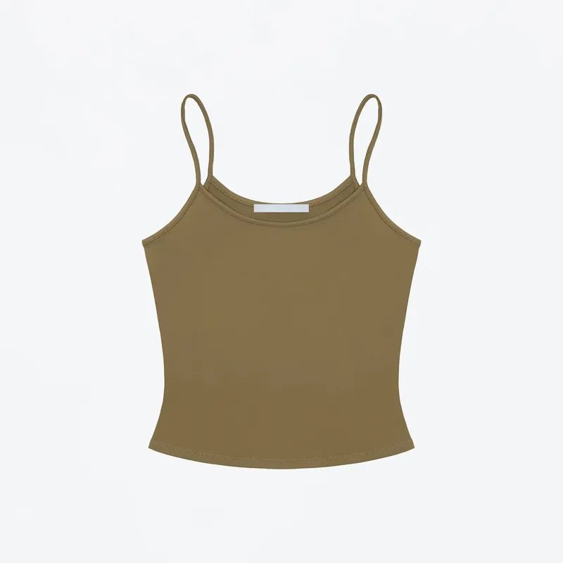 Tank Summer Solid Color Slim-Fit Camisole Basic Versatile Slimming Sleeveless Top Multi-Color Basic Versatile Top for Daily Commute Slim-Fit Camisole — image 21