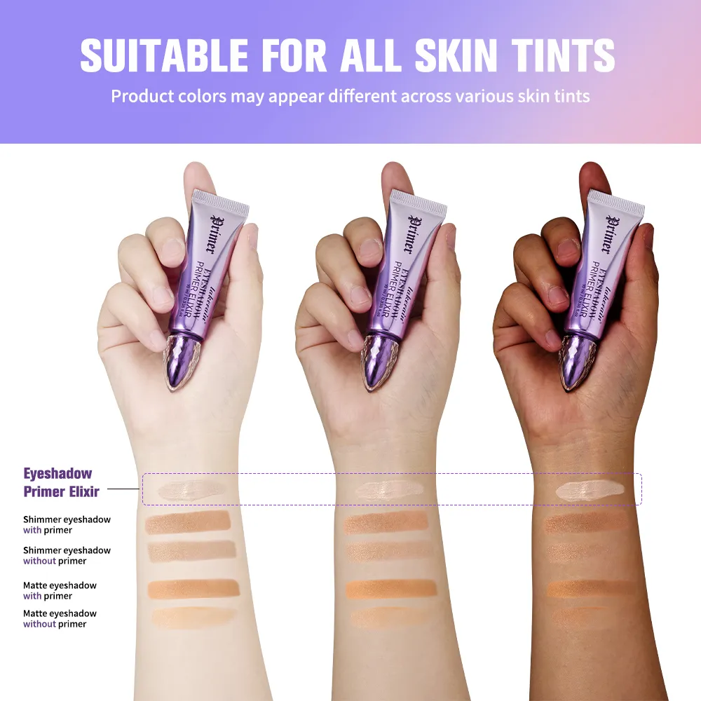 Eyeshadow Makeup Primer Smooth & Crease-Resistant Eye Makeup Waterproof Long-Lasting Wear Translucent Shade Eye Base Primer — image 7