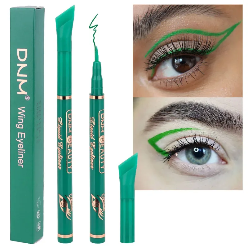 12 Colors Matte Liquid Eyeliner Pen Black Purple Makeup Waterproof Quickly Drying Smooth Ultra-thin Eye Liner Wing Tips Cosmetic