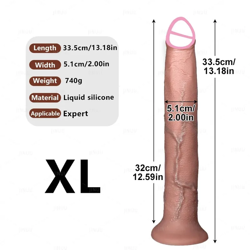 Realistic Long Dildo Anal Plug with Suction Cup Strap-on Penis Butt Plug Long Dick Sex Toys for Women men Phallus Anal Dilator — image 9
