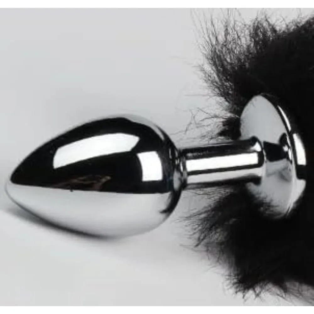 Foxtail Role Playing Metal Butt Plug Adult Sex Toys SM Anal Sex Toys Suitable Beginners Male Female Couples in Various Colors — image 2