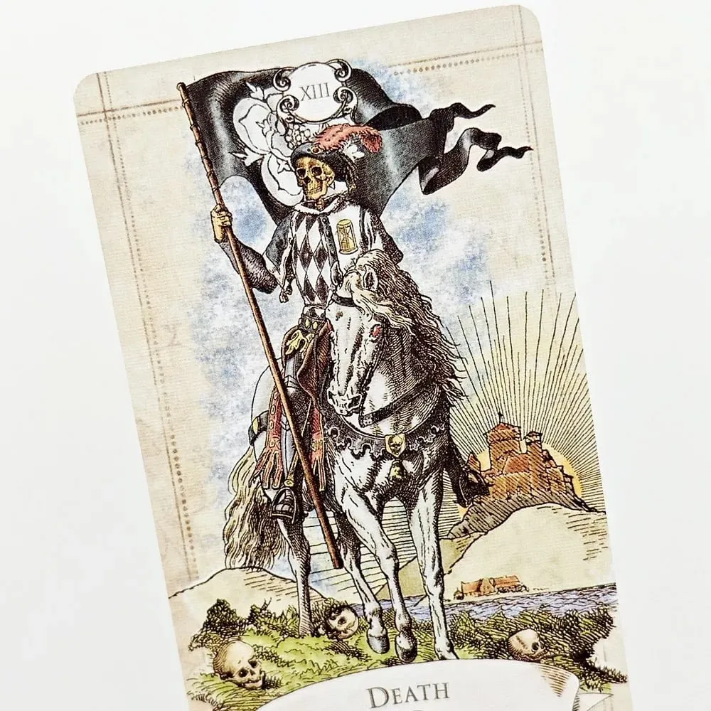 Old Style Tarot Deck Double-sided Embossed 79 Pcs Vintage Illustrations Highlight Malinaw na Simbolismo Naka-pack sa Matibay na Kahon 12*7cm — image 5