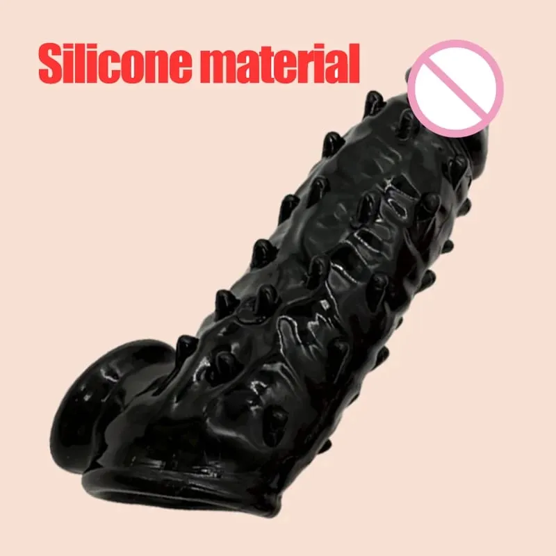 Male Silicone Penis Ring Reusable Cock Ring Lock Delay Ejaculation anillo hombre Penis Sleeve Chastity Erotic Sex Toys For Men — image 3
