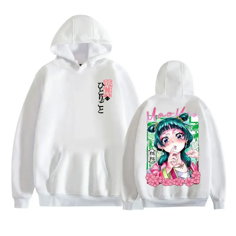 Anime The Apothecary Diaries Hoodies Fashion Kawaii Cartoon Maomao Men Women's Fleece Long Sleeve Streetwear Hoodies Sweatshirt — image 5