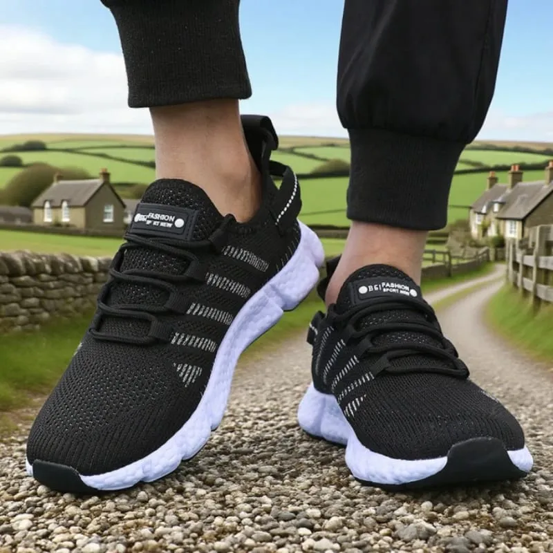 Soft Soled Running Shoes for Men Breathable Mesh Flexible Casual Sneakers Comfortable Sustainable Soles Tennis Training Shoes — image 6