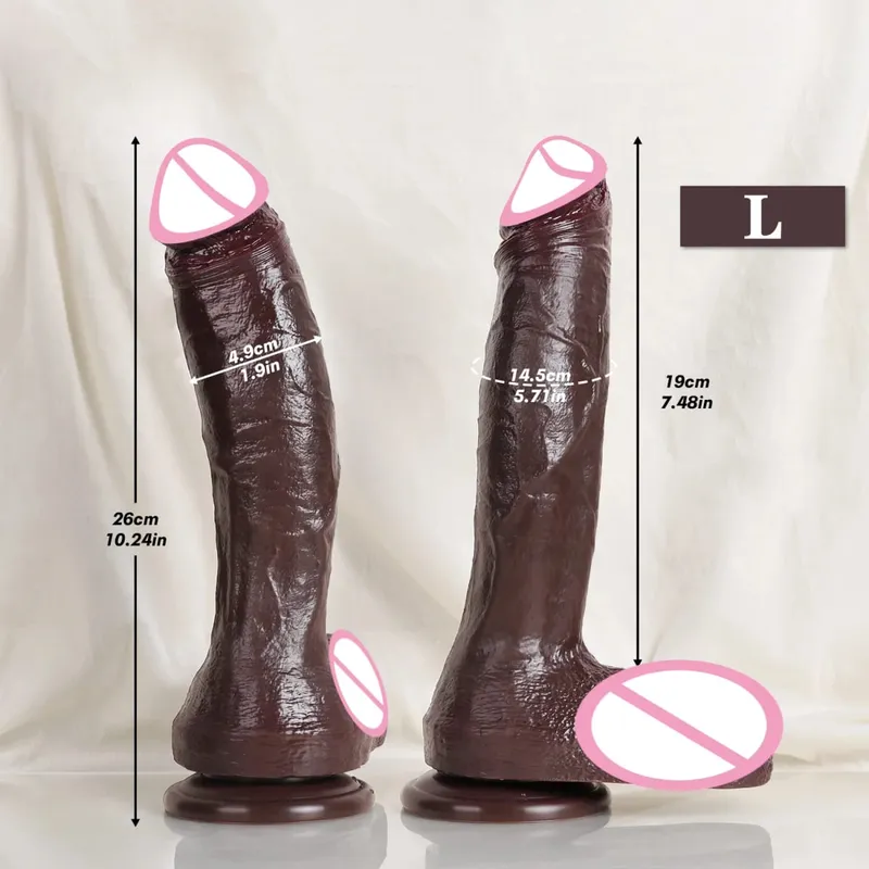 Realistic Dildo Penis Soft Double Silicone Dildos Vaginal and Anal Masturbator Big Dick For Woman Masturbation Adult Sex Toy 18+