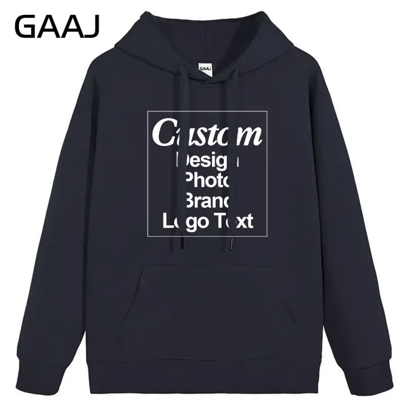 High Quality Custom Hoodie Cotton Sweatshirt Print Embroidery Brand Logo Text Photo Design Men Women Famliy Team Clothing 300g — image 46