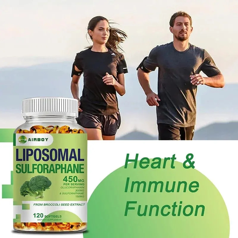 Sulforafano liposomal 450 mg - Suplemento antioxidante para el corazón que estimula la inmunidad — image 5