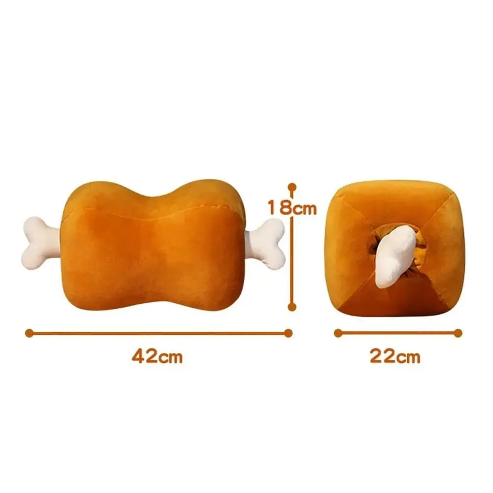 Novelty 42cm Simulation Meat Bone Pillow Cartoon Design Nalalaba na Pillow Soft Hypoallergenic Animal Cushion Home Decor — image 5