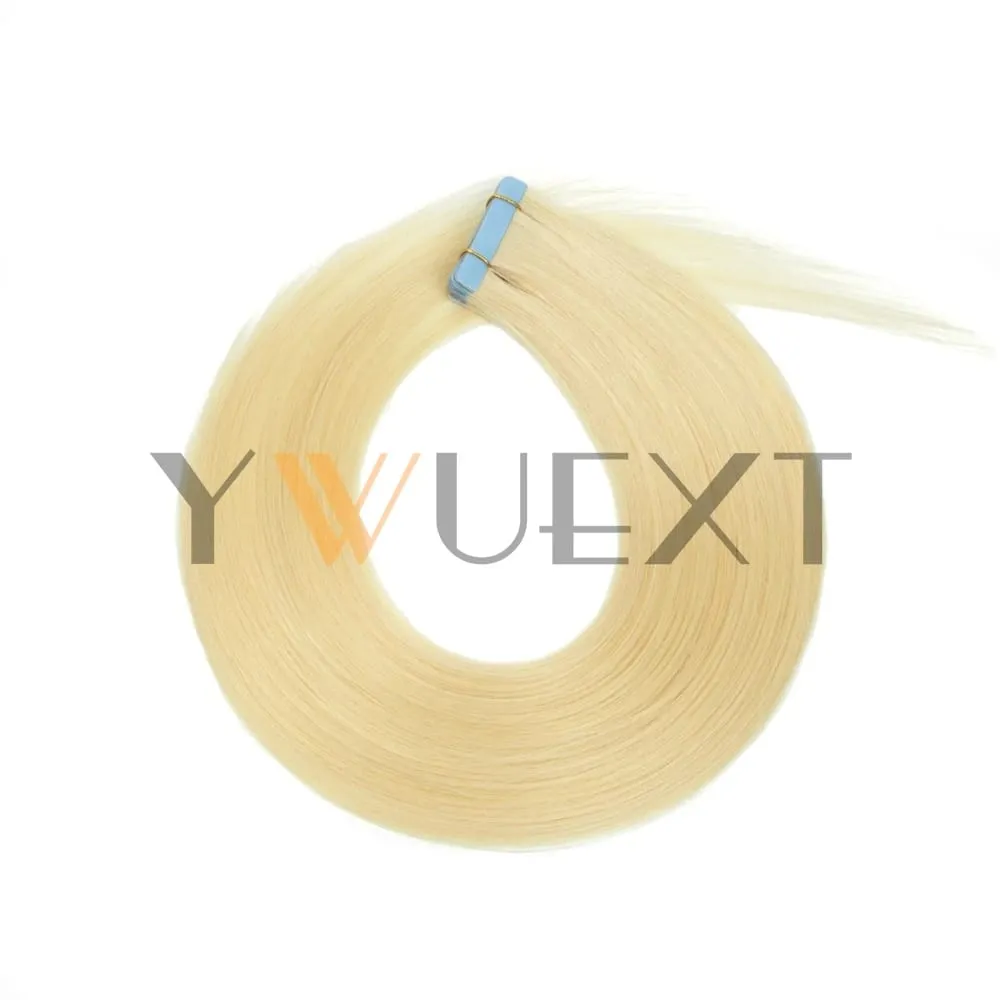 Real Human Hair Tape in Extensions 12''-20'' Natural Straight Black Seamless Tape Hair On Double Sided Tape 20pcs 50g/pack — image 12