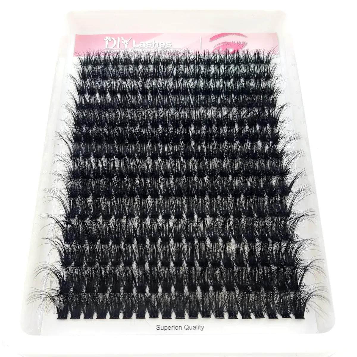 14 Rows Fluffy Lash Bundle Thick Curl Lash Bundle Extended 80D-100D Cat Eye Lash Extension eyelashes — image 4