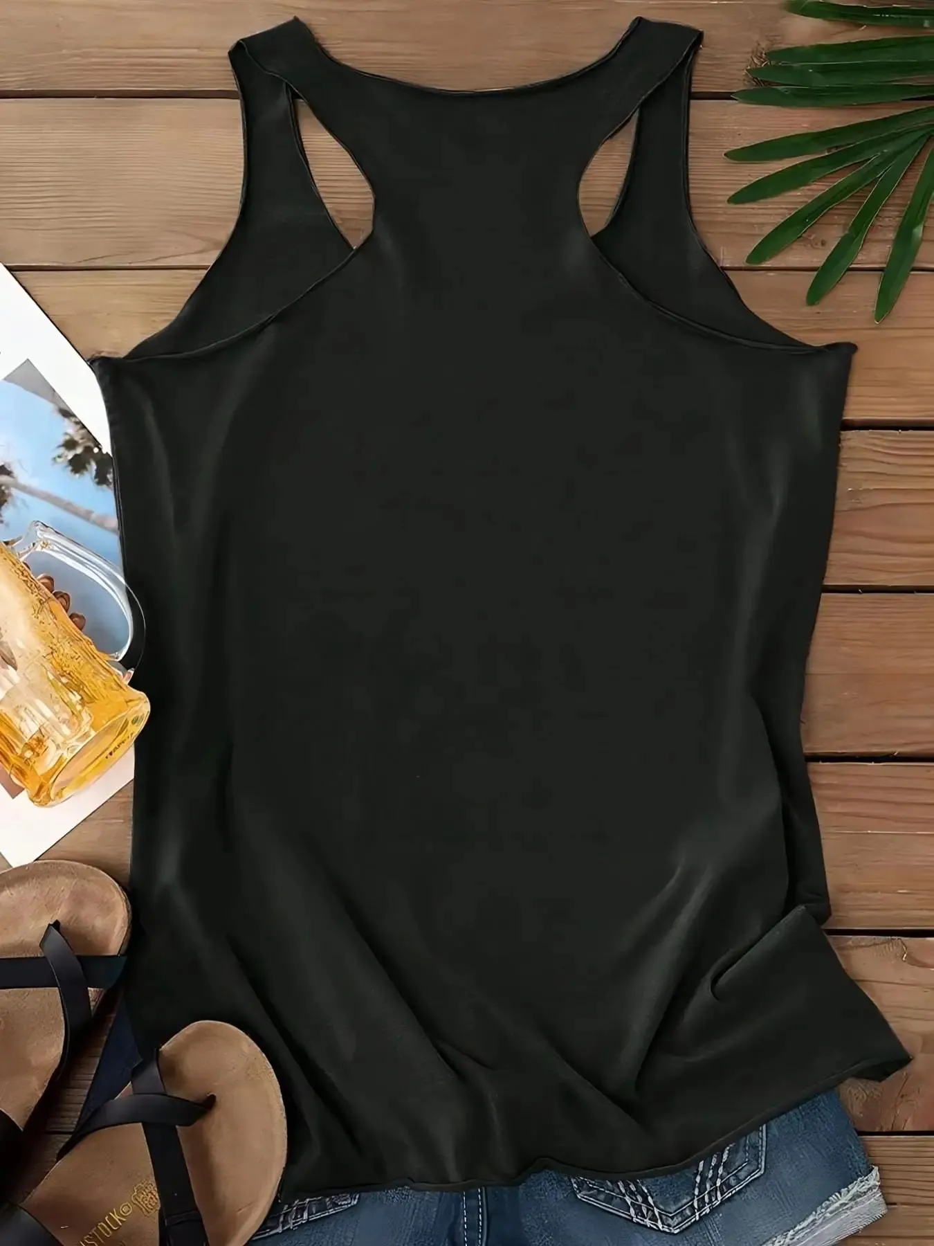 Ladies' Skeleton Print I-Back Vest A Summer Casual and Personalized Sleeveless Top in a Popular Style Perfect for Daily Wear — image 4
