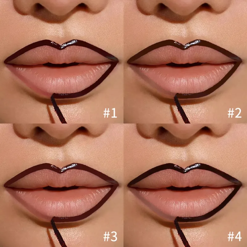 Peel Off Lip Stain Lip Liner Tattoo Long-Lasting Waterproof Smudge-Proof Transfer-Proof Matte Lipliner Magic Lip Cosmetic — image 3