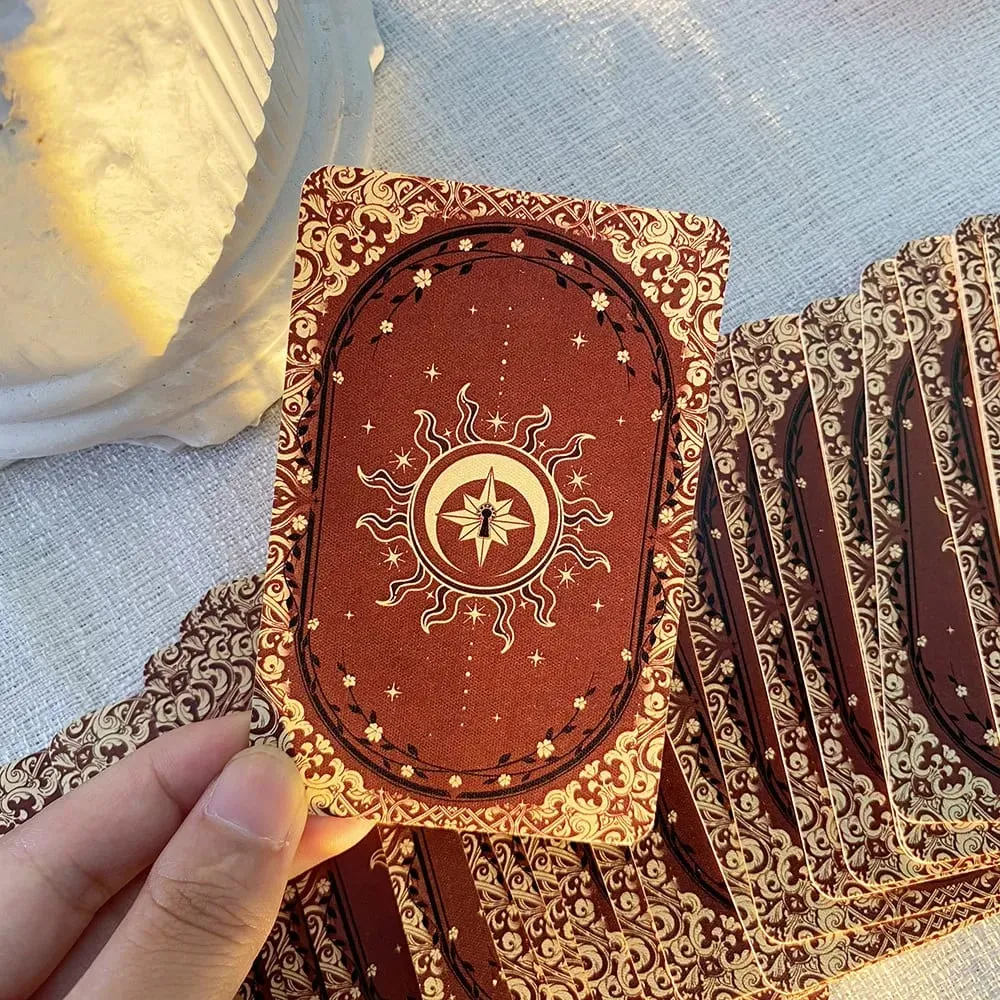 Fairy Tale Dream Lenormand Cards 44 Cards Vintage Fairy Tale Oracle Deck Divination Fortune Telling Witch Gold Border Cards — image 3