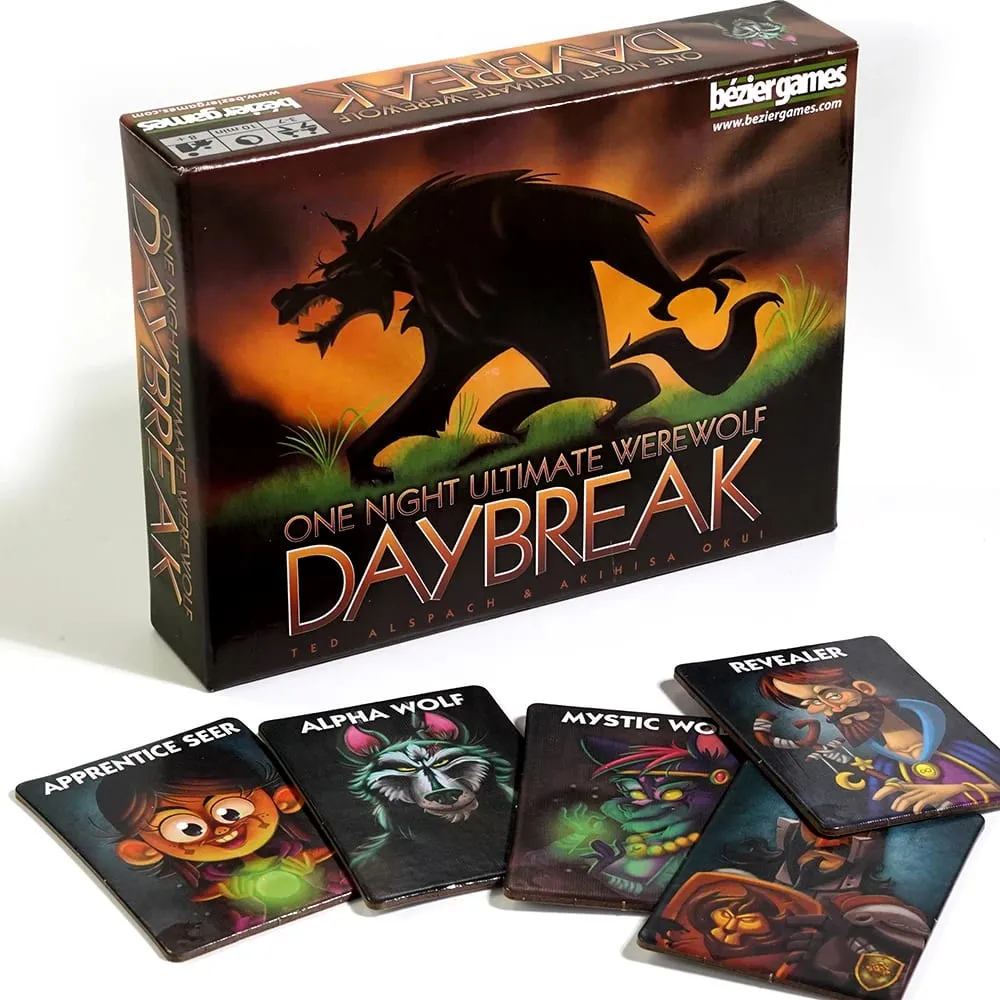 One Night Ultimate Daybreak Great Family Card Game Fast and Fun Game Hidden Roles Bluffing Ultimate Party Game — image 1
