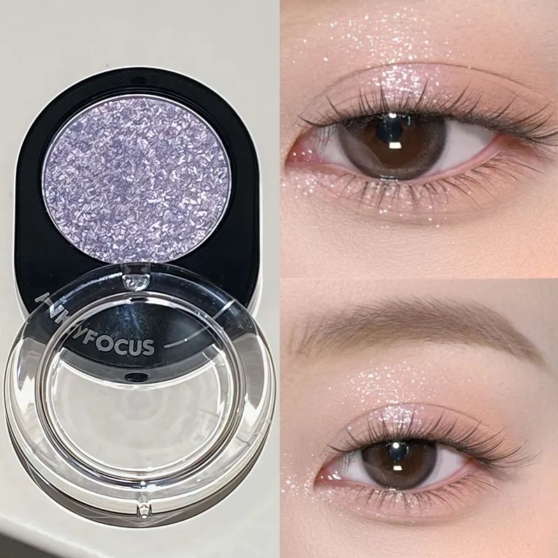 12 Colors Diamond Shining Eyeshadow Cosmetics Long Lasting Silky Easy To Color Pearl Light Brightening Eye Shadow Makeup Palette — image 5