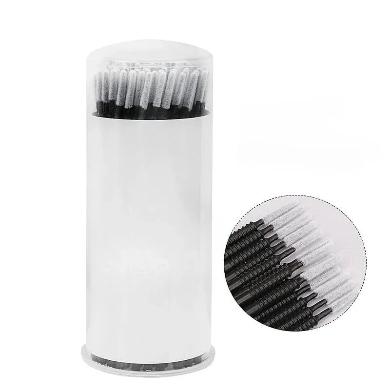 100 Pcs Disposable Spiral Mascara Applicator Lashes Brushes Eyelash Extension Makeup ToolsBrush Handle Microbrush — image 10