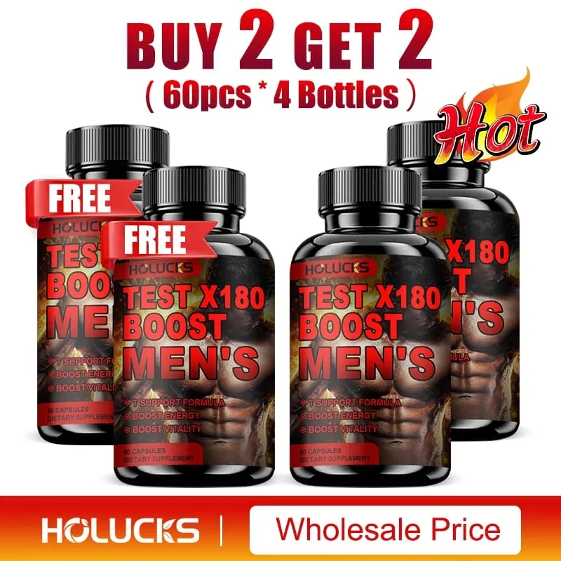 Test X180 Ignite Total Testosterone Booster for Men with Fenugreek Seed Build Lean Muscle Improve Energy & Performance