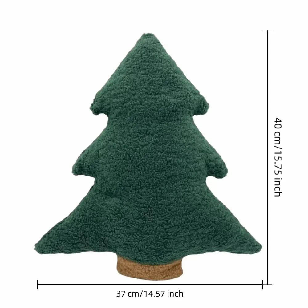 Cute 40cm Christmas Tree Pillow Soft Stuffed Plush Pillow Festive Decor Pillow Home Decor — image 7