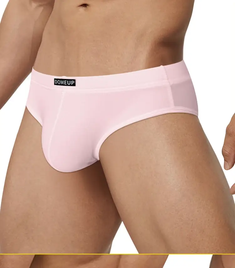 Men's Soft Solid Bikini Briefs, Elastic Wide Waistband 3D Support Pouch, Skin-Friendly Breathable Daily Casual Underwear — image 13