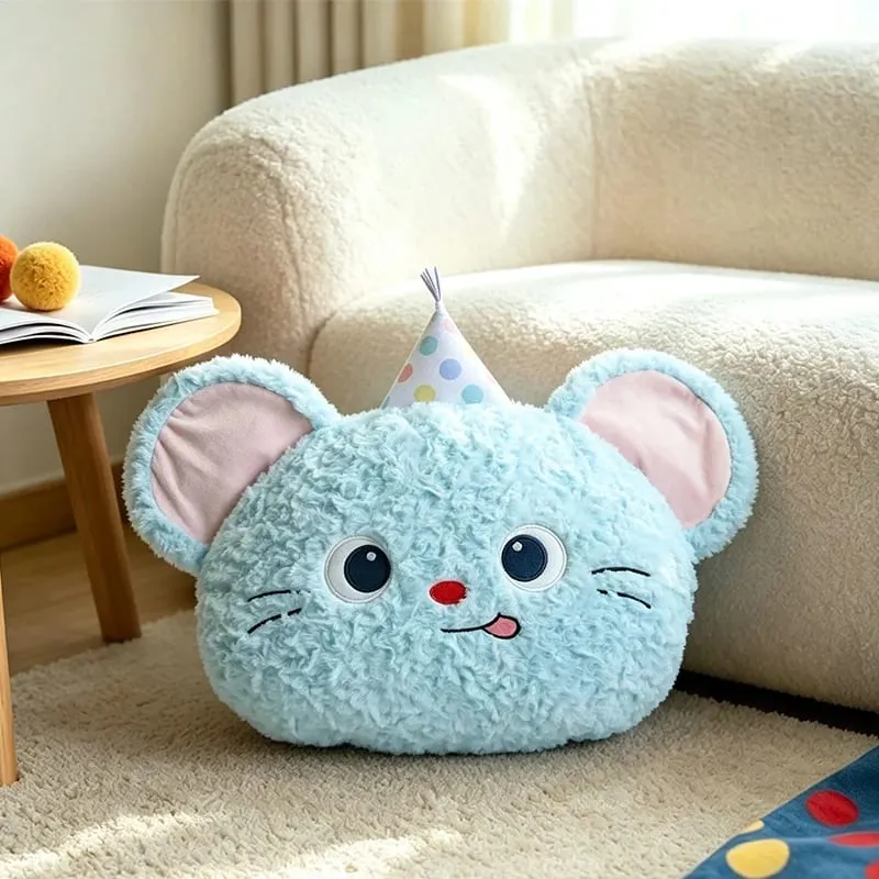 40CM Kawaii Cartoon Animal Plush Pillow Soft Stuffed Soft Fox Sheep Frog Cat Seal Dog Pig Cushion Funny Home Decoration Gifts — image 15