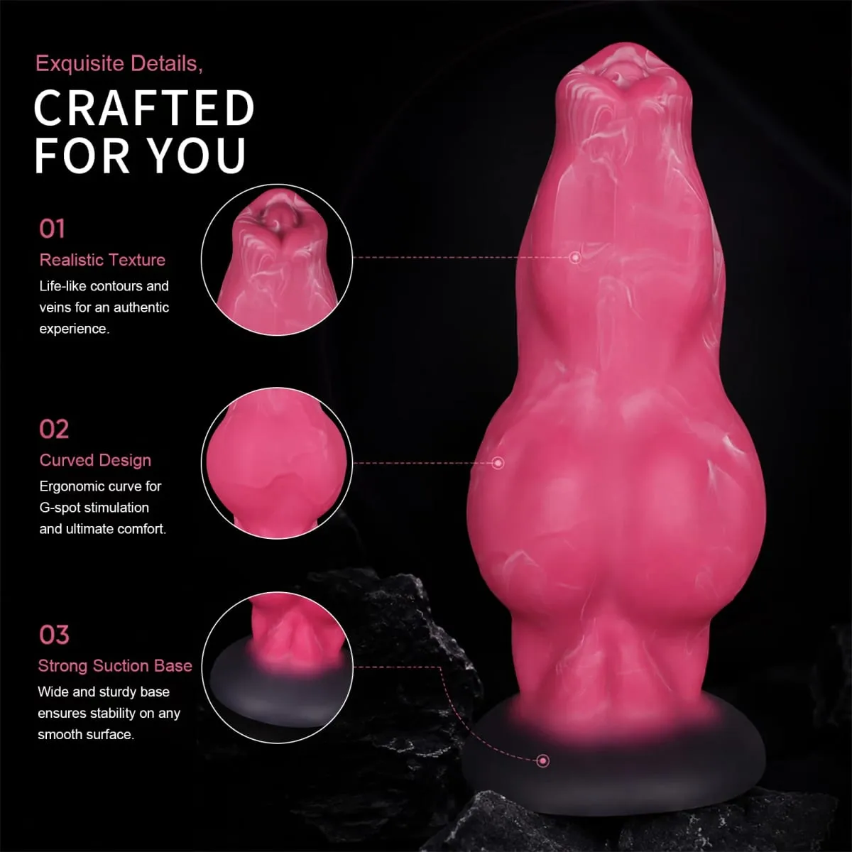 5size Giant Dildo Soft Silicone anal plug big ass xxxxl butt plug Dog Eggs Dick dildo sex toys for man women adults 18 plus bdsm