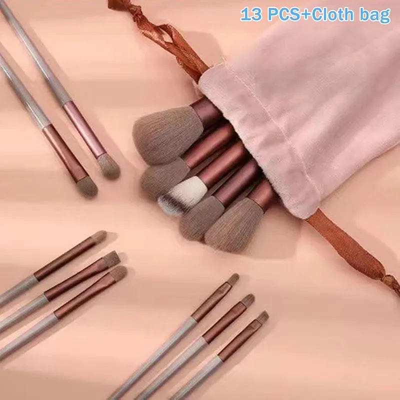 8/13PcsMakeup Brush Set Fluffy Professiona Cosmetic Foundation Powder Eyeshadow Kabuki Make Up Brush Beauty Tool Makeup. — image 12
