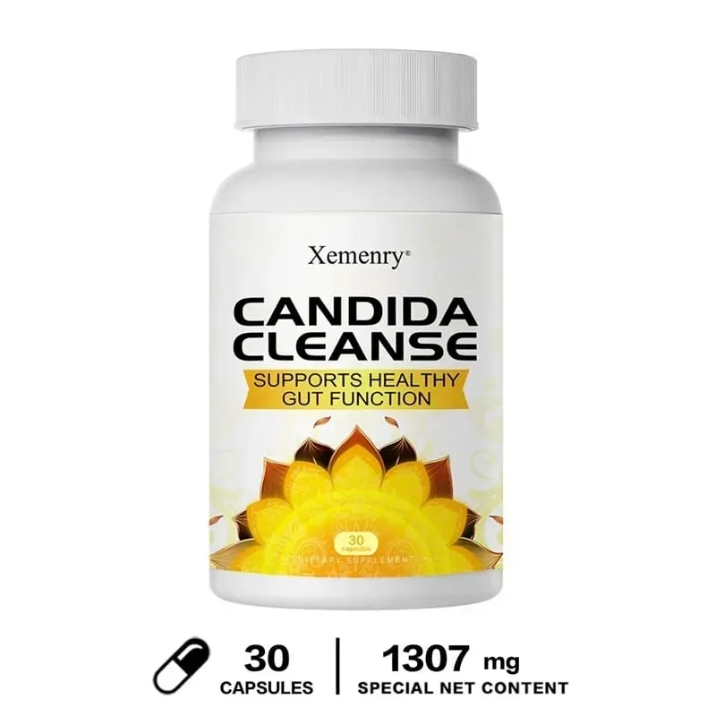 Candida Cleanse - Promuove la pulizia e la disintossicazione intestinale, migliora la digestione e allevia la stitichezza e il gonfiore