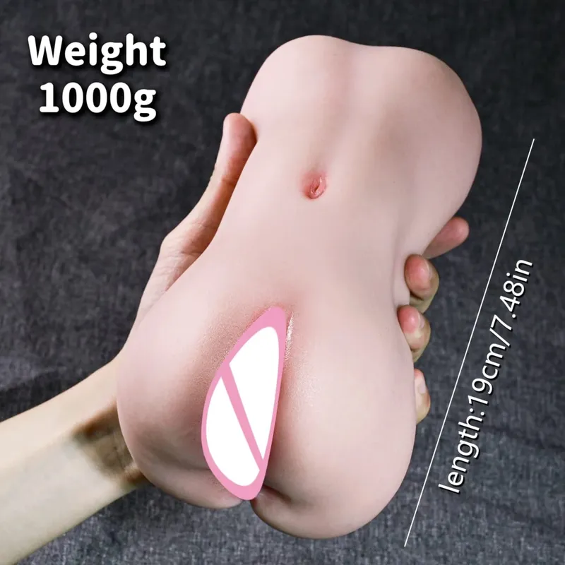 Realistic Pocket Pussy Male Masturbator Artificial Vagina Soft Silicone Stroker Sleeve Textured Adult Sex Toy for Men's Pleasure — image 12