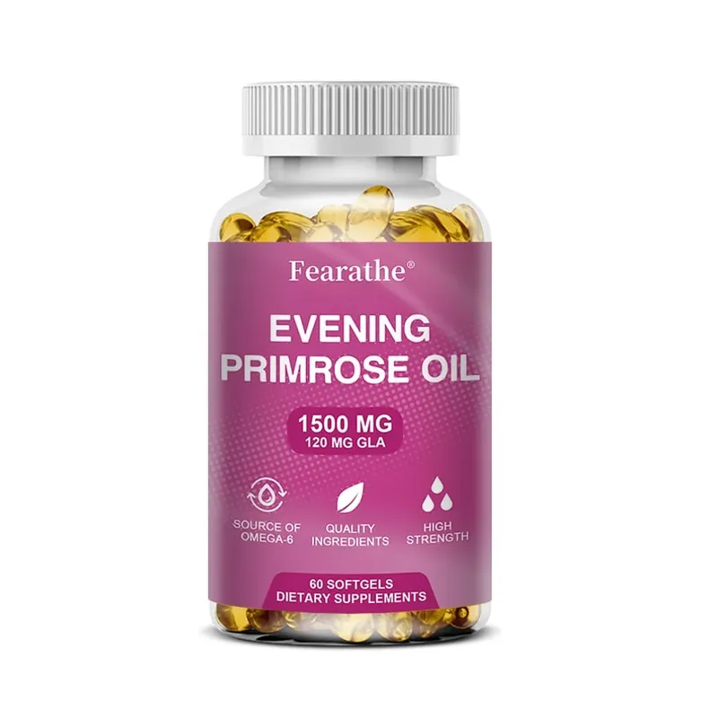 Evening Primrose Oil Supplement Capsules 1500 Mg * 120 Capsules - Supports Hormonal Balance — image 9
