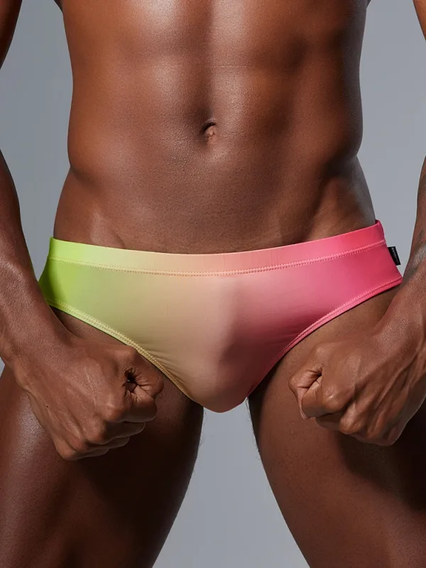 Men's triangular underwear with ice silk thin design, fast drying, high elasticity, low waist, sexy, slim fit, youth fashion — image 21