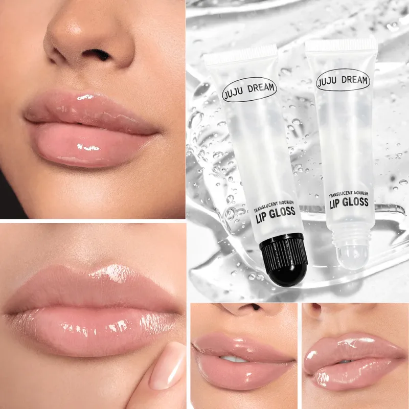 Klar nærende lipgloss fugtgivende læbepomade til tørre læber Langvarig glasglans Finish blank læbemakeup Bær alene — image 2