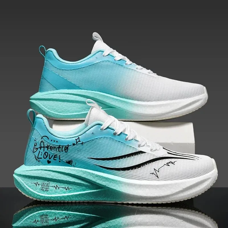 Unisex Marathon Running Shoes Carbon Plate Lightweight Sports Sneakers Athletic Walking Training Shoes Basketball Shoes — image 9