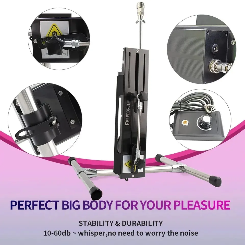 Dildo-120W Automatic Dildo Machine 3-15cm Super Silent Masturbation Dildo Sex Machine Adult Couple Sex Toy Female Male Sex Toy