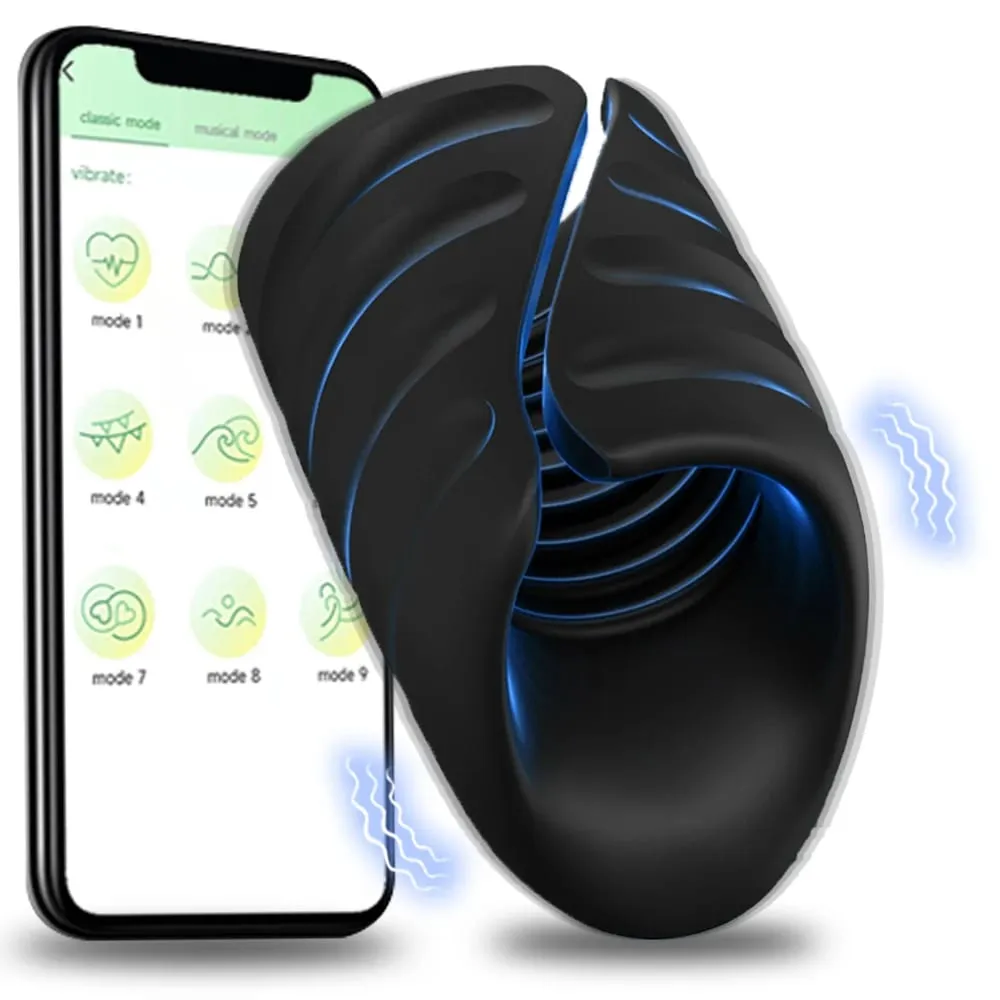 APP Control Penis Training Vibrator Male Masturbator Vibrating Strokers Glans Trainer Stimulator Sex Toys for Men Adult Goods — image 1