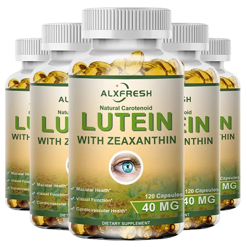 Lutein and Zeaxanthin Eye Supplements for Retina Eye Vision Vitamins Capsules - Student Adults Seniors — image 9
