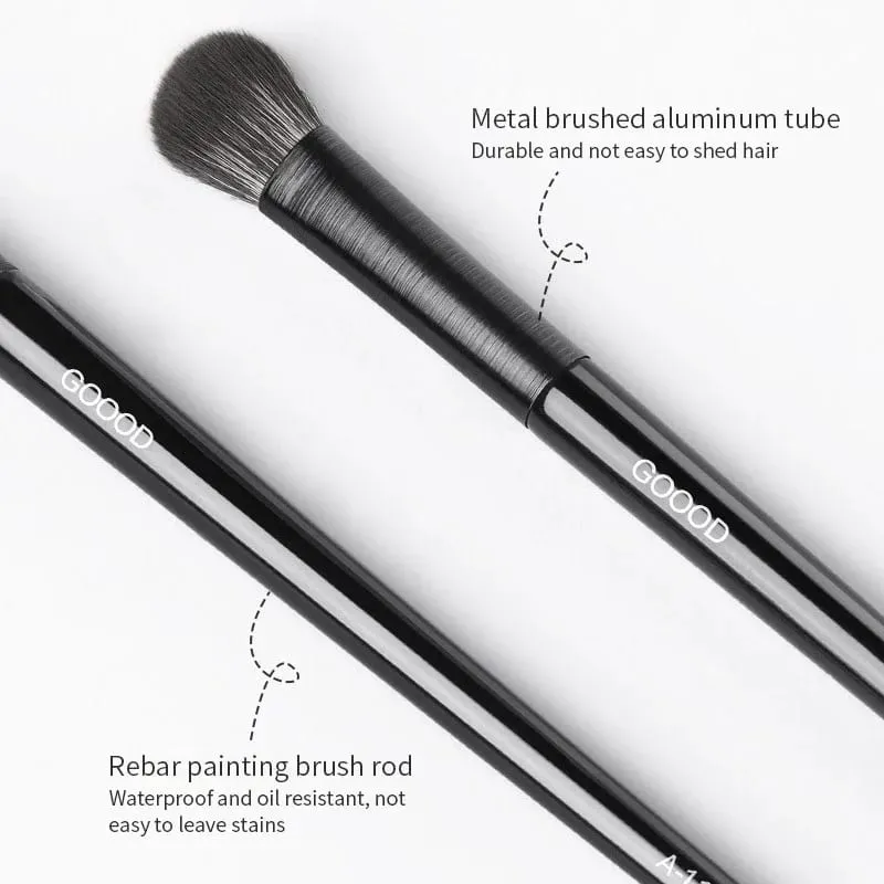 Natural Eye Makeup Brushes Set Eyeshadow Brush Eyebrow Contour Eyeliner Brush Women Eyes Cosmetic Blending Detail Make Up Tools — image 3