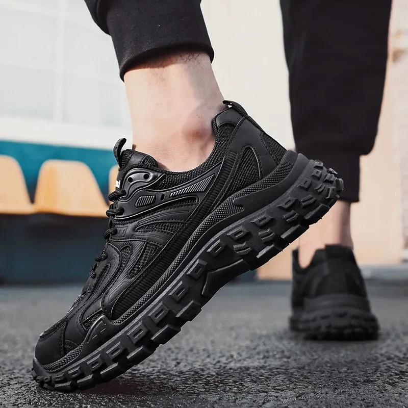 Men Spring Summer Mesh Breathable Wear‑Resistant Casual Versatile White Sneakers Lightweight Student Running Athletic Shoes — image 4